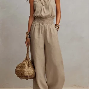Valeria | Mono Elegante con Halter para Mujer