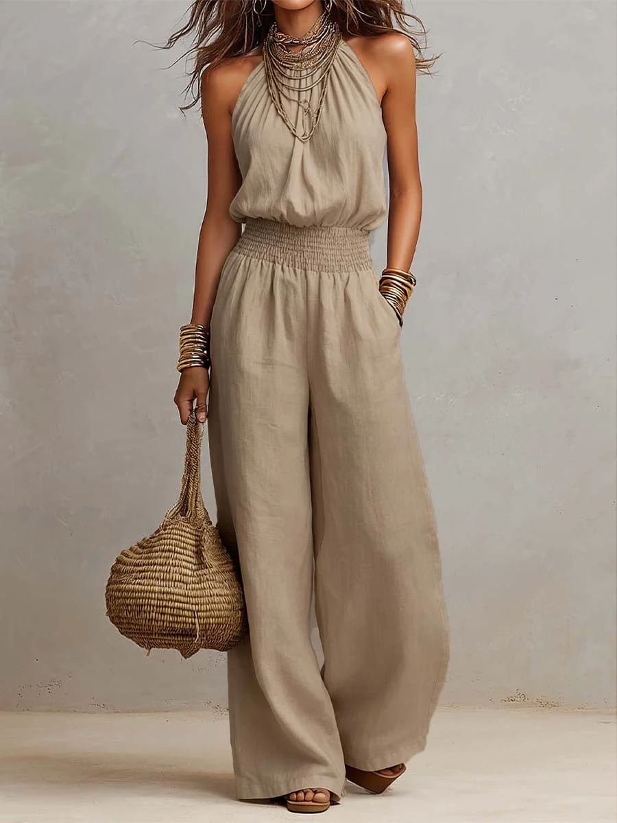 Valeria | Mono Elegante con Halter para Mujer - Imagen 2