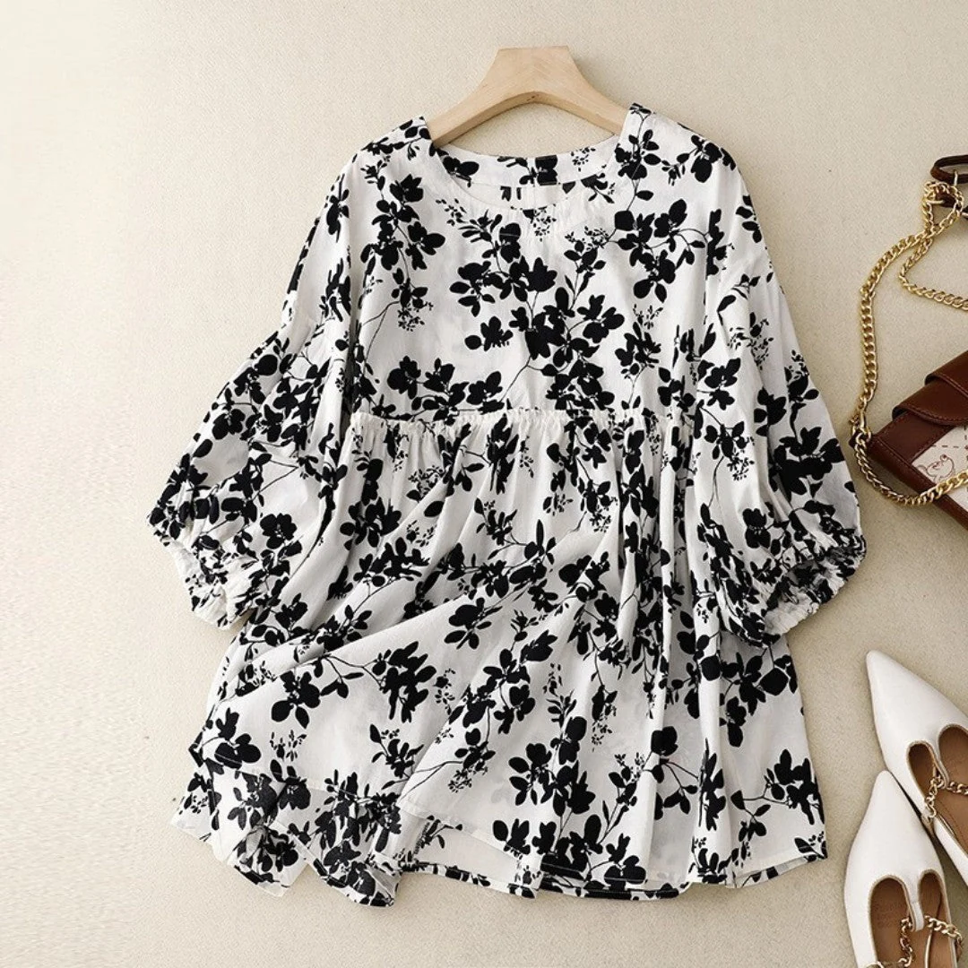 Laurienne™ | Blusa con estampado floral - Imagen 2
