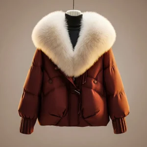 Evelien – Abrigo de Mujer invierno acolchado con cuello suave