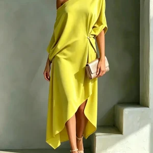 Camila | Vestido asimétrico elegante para Mujer