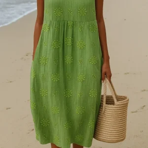 Elena | Vestido bordado para una elegancia natural