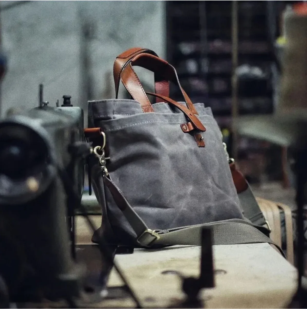Bolsa de lona encerada Heirloom - Imagen 7
