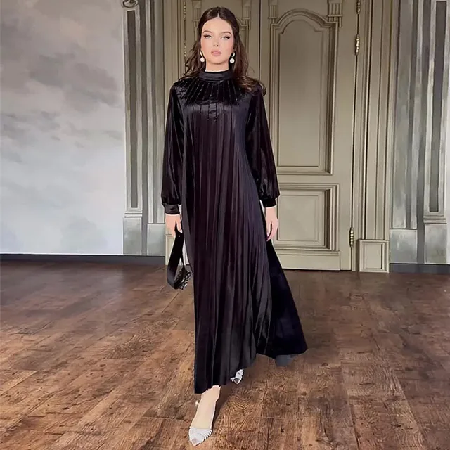Hartley ™ vestido plisado con cinturón - Imagen 2