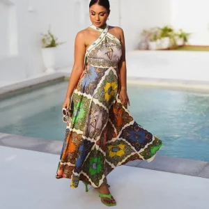 Sydnie ™ vestido de retazos