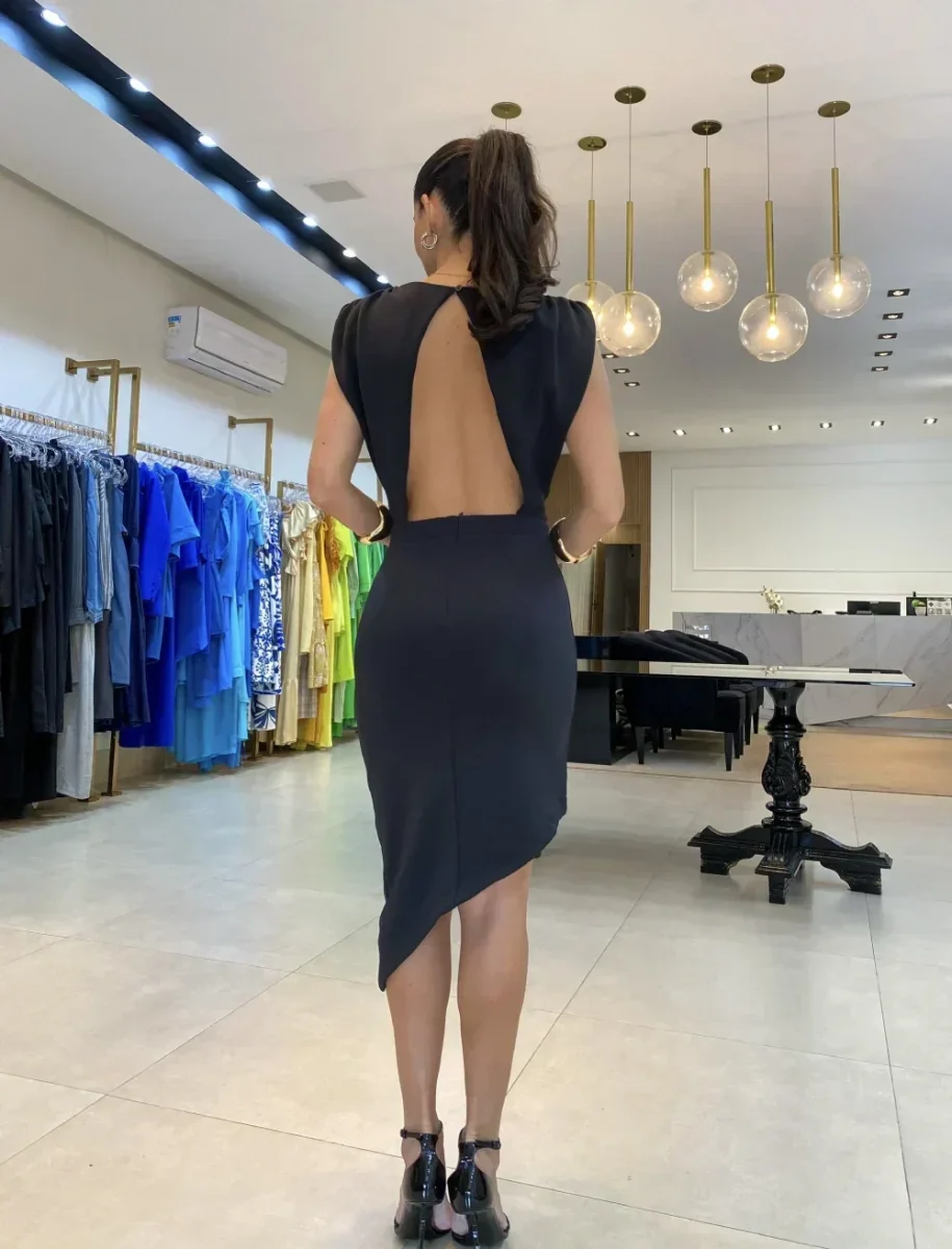 Aurelia | Vestido asimétrico sofisticado para Mujer - Imagen 4