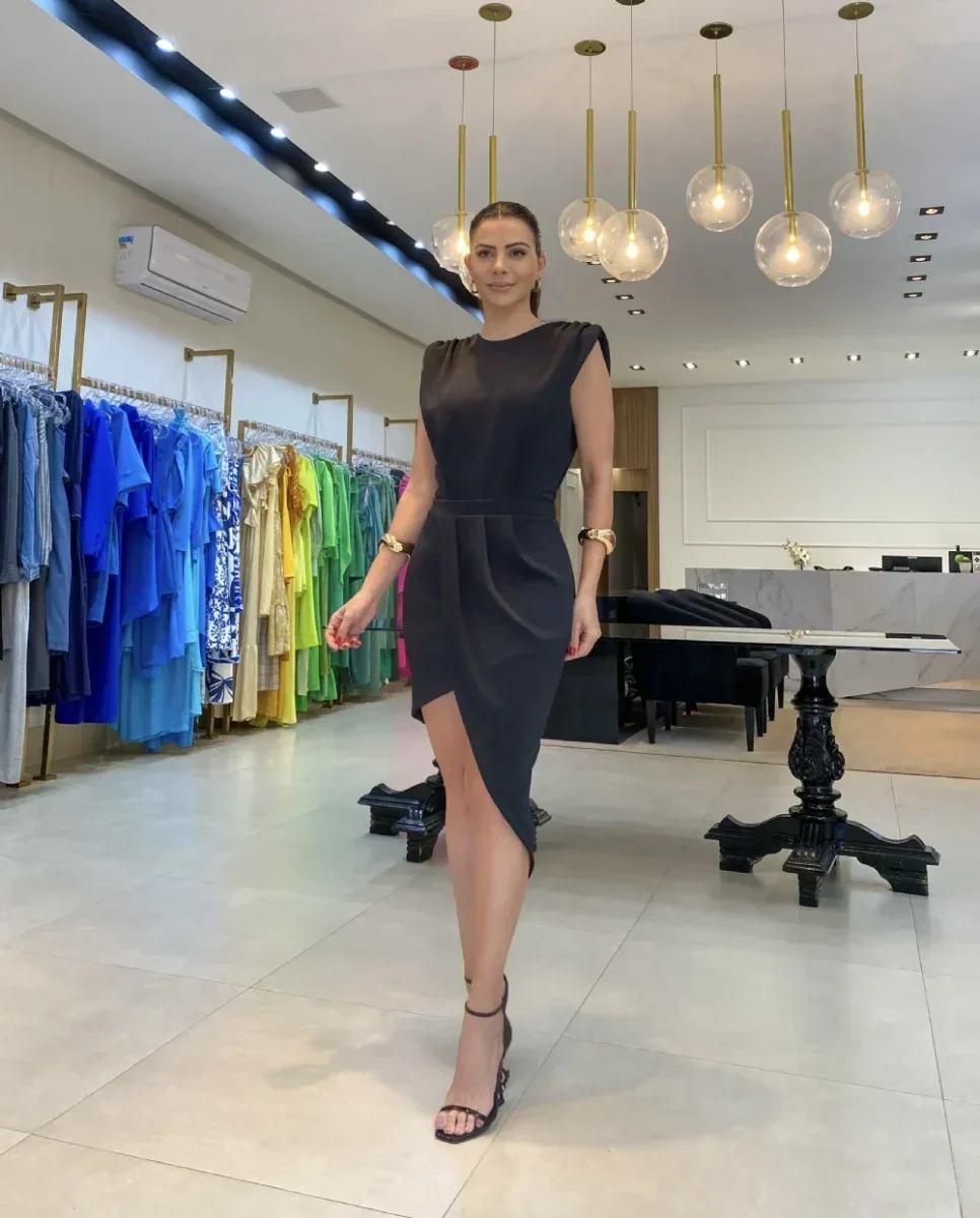 Aurelia | Vestido asimétrico sofisticado para Mujer - Imagen 3