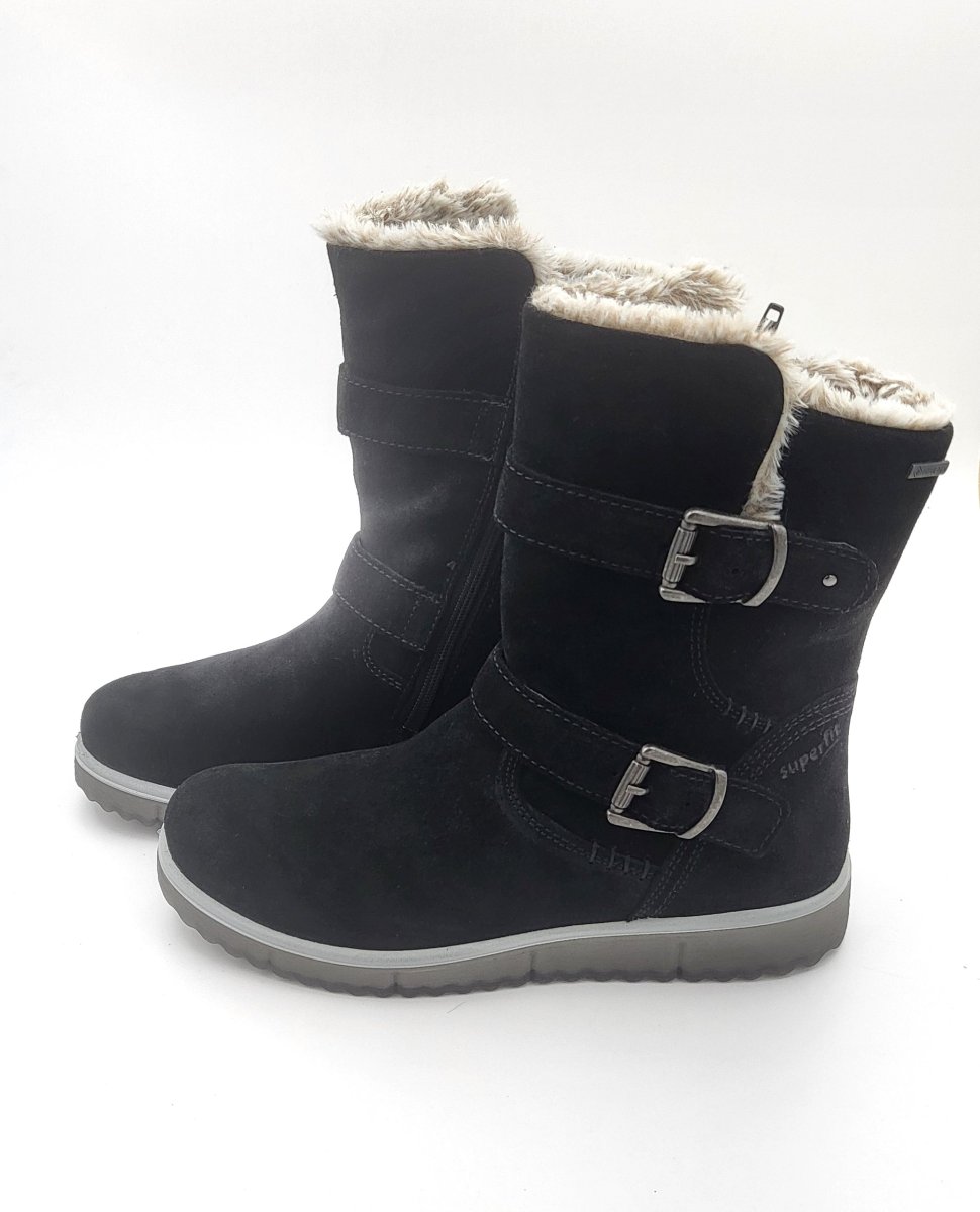 Bota Chica Alta 2 Hebillas Con Goretex para Frio y lluvia . - Imagen 7