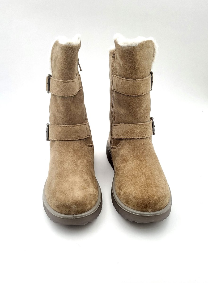 Bota Chica Alta 2 Hebillas Con Goretex para Frio y lluvia . - Imagen 4