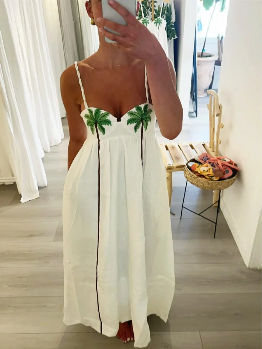 Celeste™ Vestido con tirantes de primavera/verano - Imagen 2