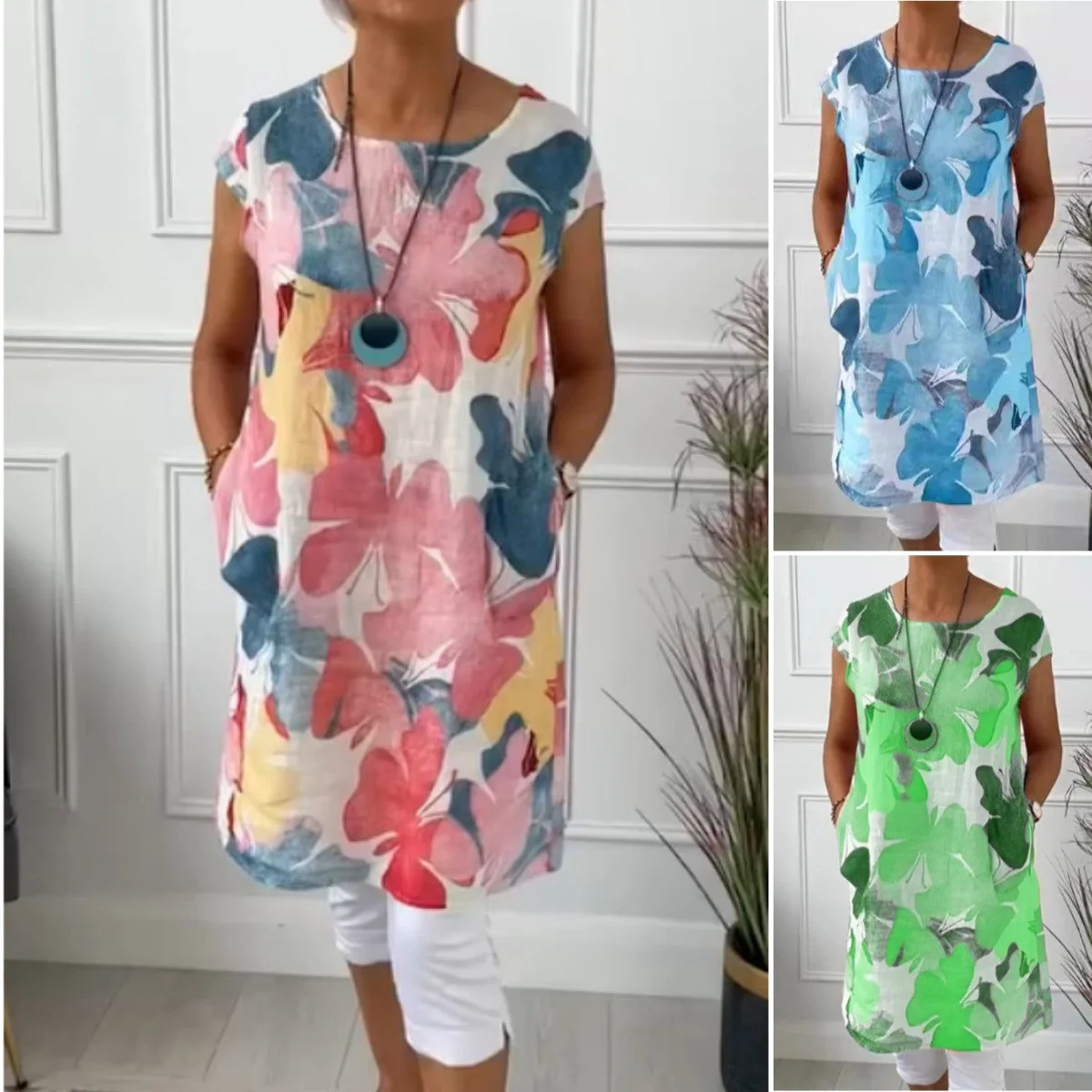 Anita™ | Elegante vestido de cuello redondo - Imagen 5