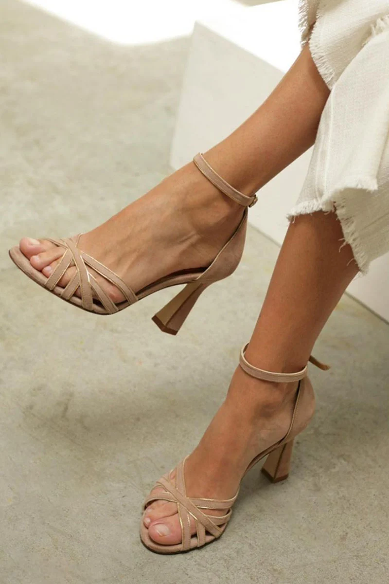 Monica™ - Tacones de patchwork - Imagen 2