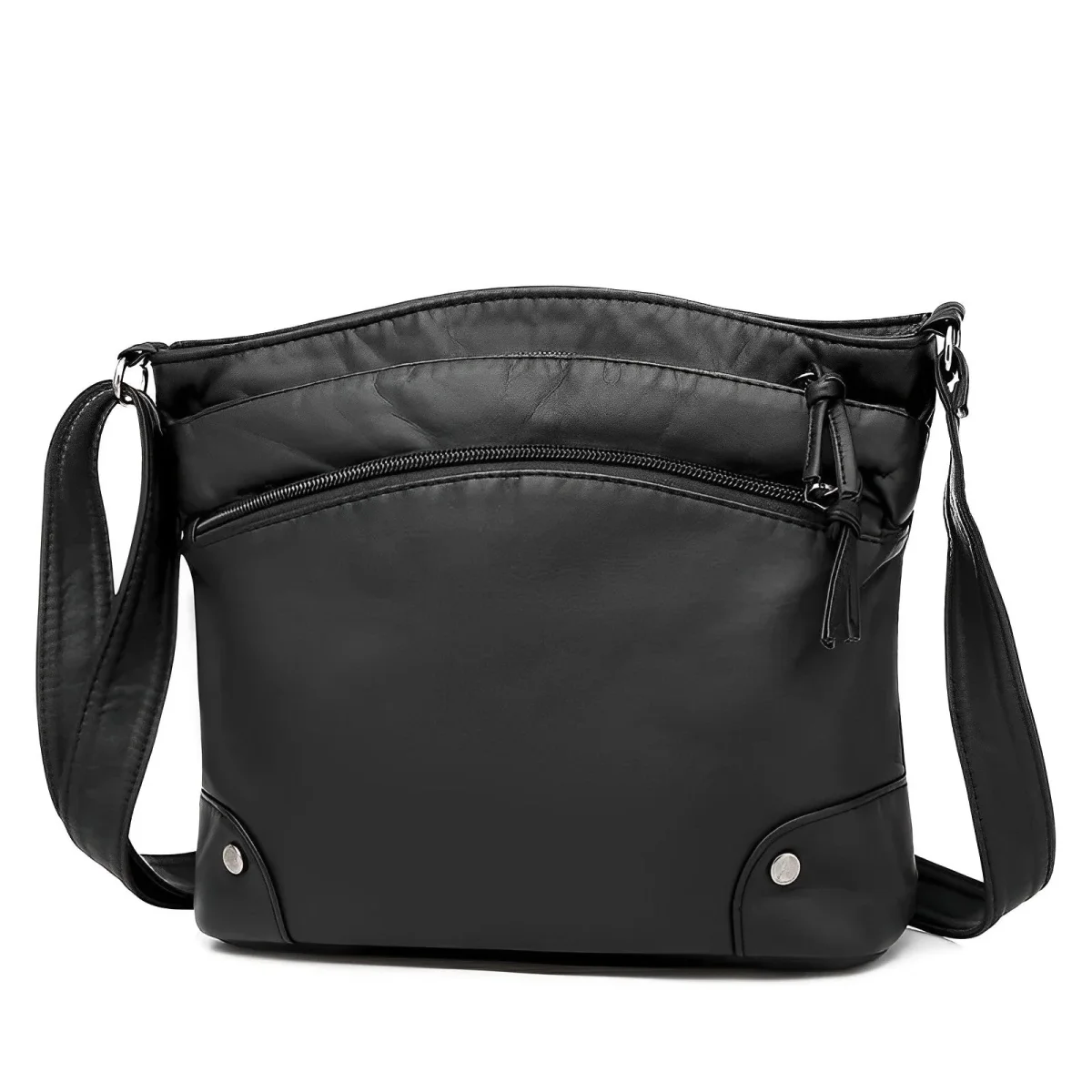 Elfriede - Bolso casual de gran capacidad de color liso - Imagen 3