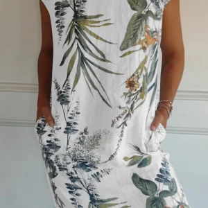 Annelin™ | Vestido cómodo con cuello redondo
