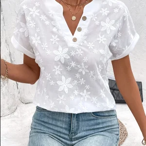 Amara – Elegante blusa blanca