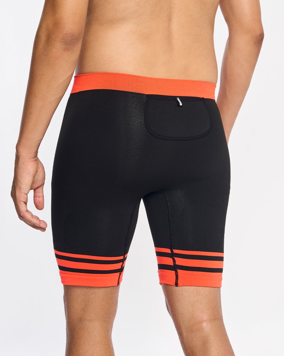DALES · Short técnico para running y trailrunning | Naranja - Imagen 4
