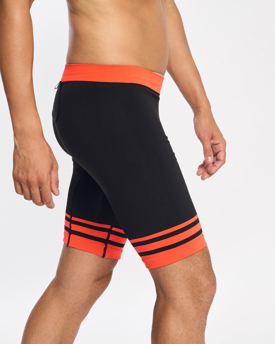 DALES · Short técnico para running y trailrunning | Naranja - Imagen 5