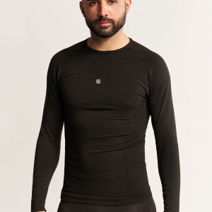 BASIS · Camiseta térmica polivalente para frío y entretiempo | Negro