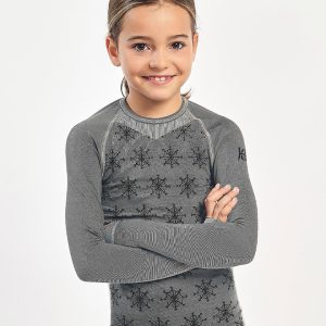 REVERIE · Primera capa infantil térmica para nieve y montaña | Gris