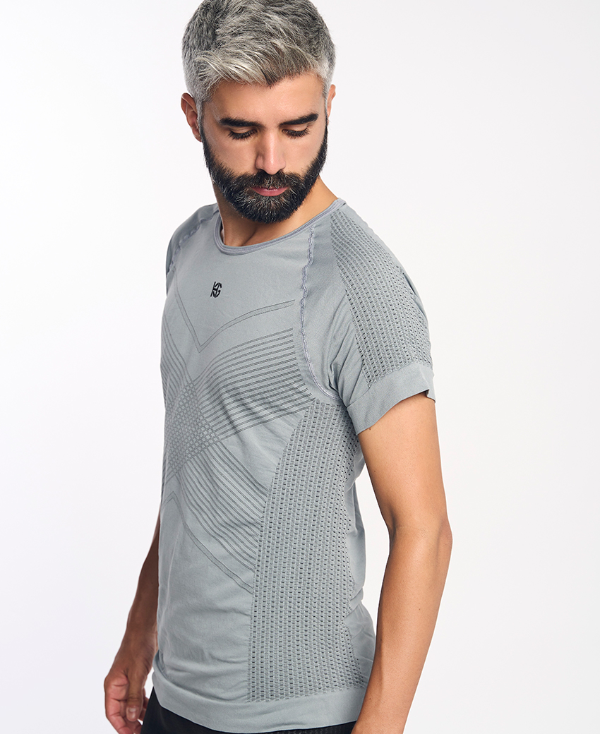 GREET Camiseta de manga corta ultraligera gris - Imagen 4