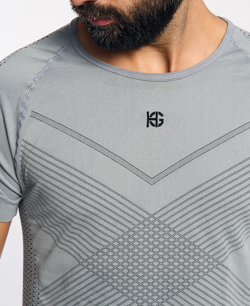 GREET Camiseta de manga corta ultraligera gris - Imagen 3