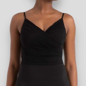 Maillot Mujer Tirante Fino y Cuerpo Drapeado