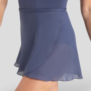 Falda de Gasa Cruzada con Lazo