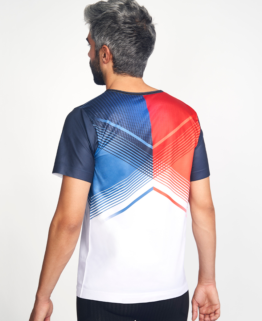 DYNAMO · Camiseta estampada ultraligera para calor e indoor - Imagen 4