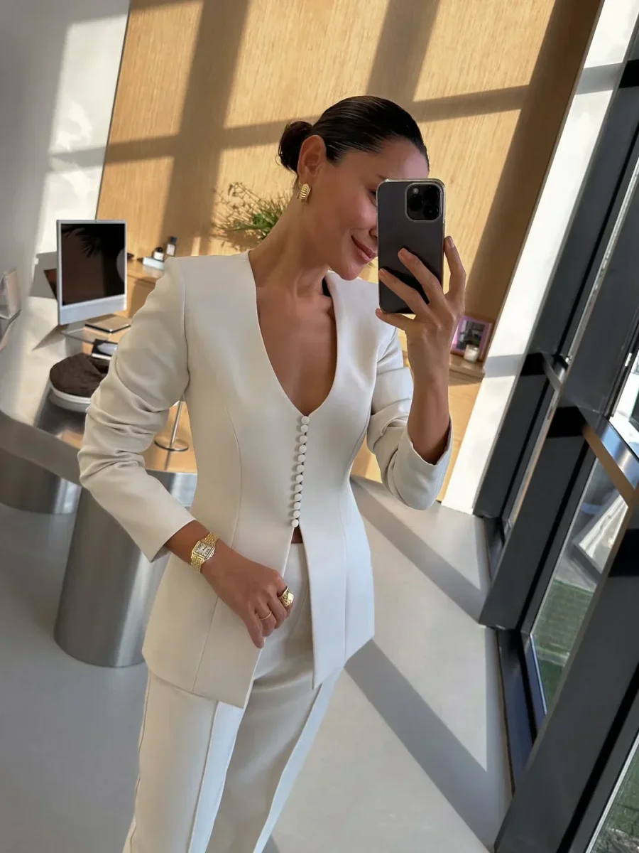Aurélia™ | Blazer femenino elegante de sastrería - Imagen 3