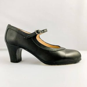 Zapato Flamenco Begoña Cervera Salón Correa Piel