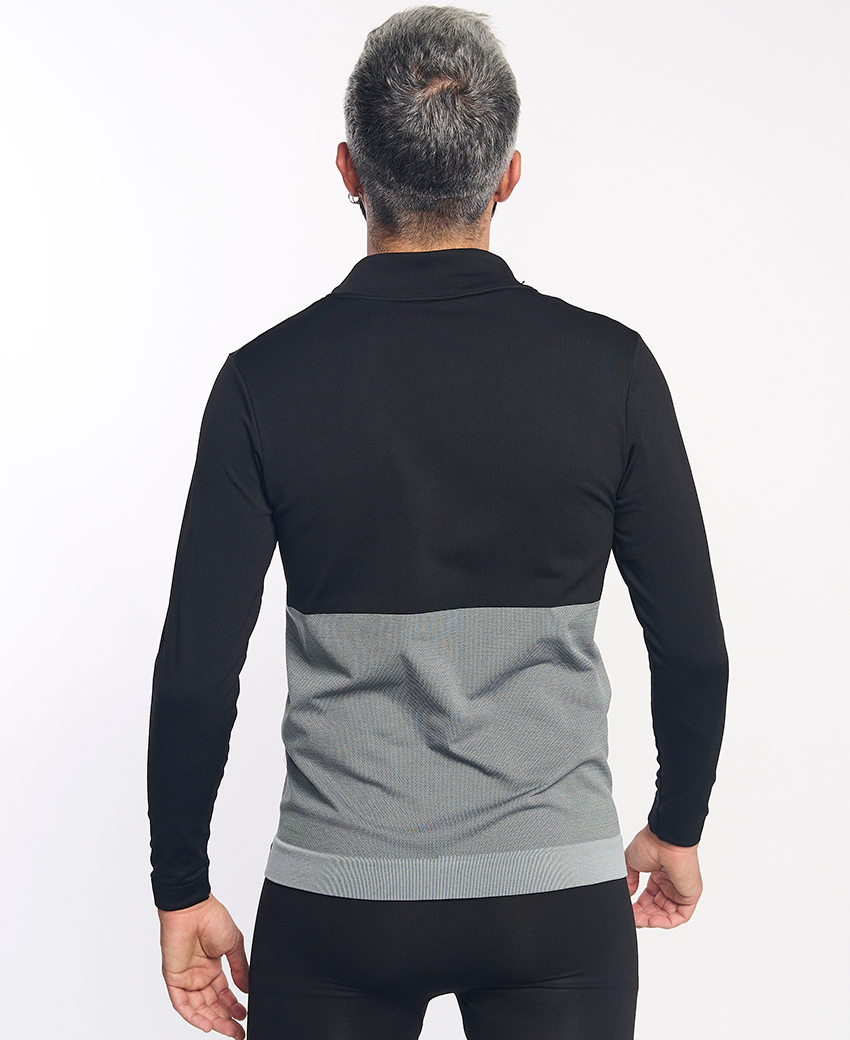 KOMI · Chaqueta técnica termorreguladora para invierno y outdoor | Negro/gris - Imagen 4
