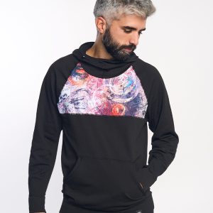 KONG · Sudadera seamless con capucha y diseño estampado