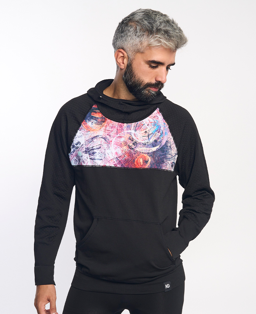 KONG · Sudadera seamless con capucha y diseño estampado - Imagen 2