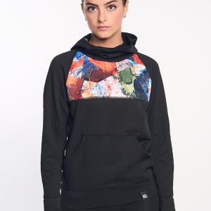 KONG · Sudadera seamless con capucha y diseño estampado
