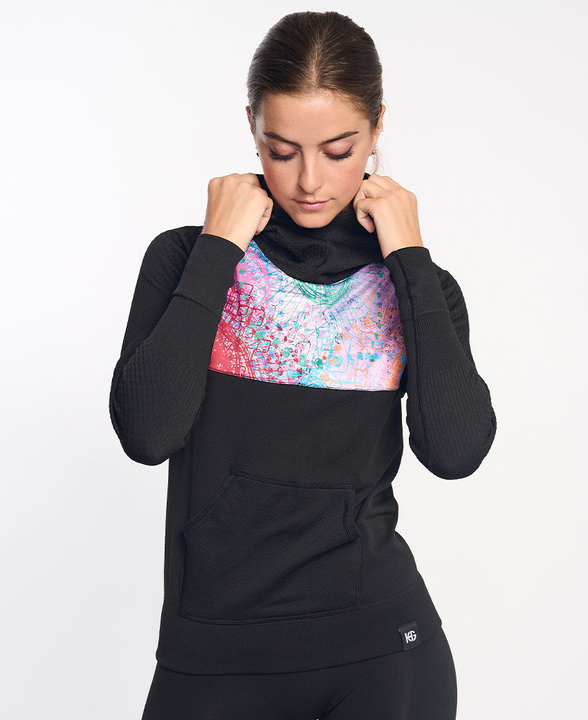 KONG · Sudadera seamless con capucha y diseño estampado - Imagen 2