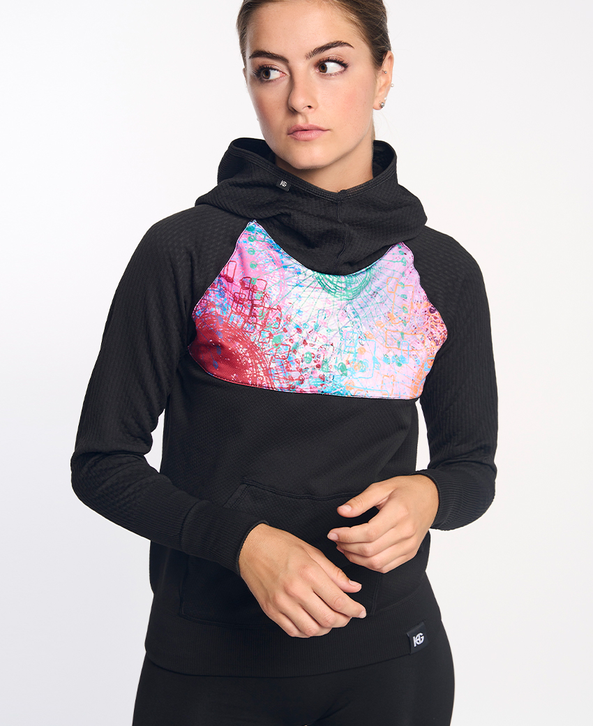 KONG · Sudadera seamless con capucha y diseño estampado - Imagen 4