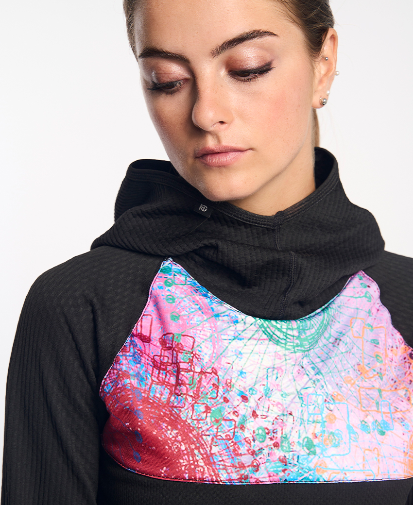 KONG · Sudadera seamless con capucha y diseño estampado - Imagen 5