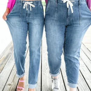 Pantalones de Mezclilla Melissa™ Estilo Jogger