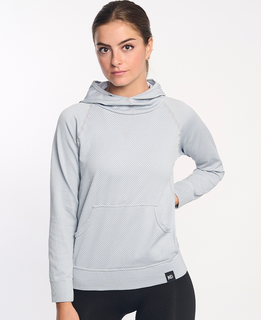JOTUN · Sudadera seamless con capucha para outdoor e invierno | Blanco hueso - Imagen 2
