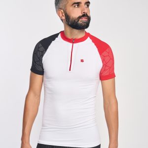 Pro Team · Camiseta técnica de competición con cremallera | Blanco
