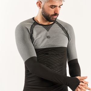 ANDOYA · Primera capa termorreguladora para esquí y outdoor | Gris