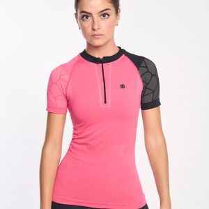 Pro Team · Camiseta técnica de competición con cremallera | Fucsia
