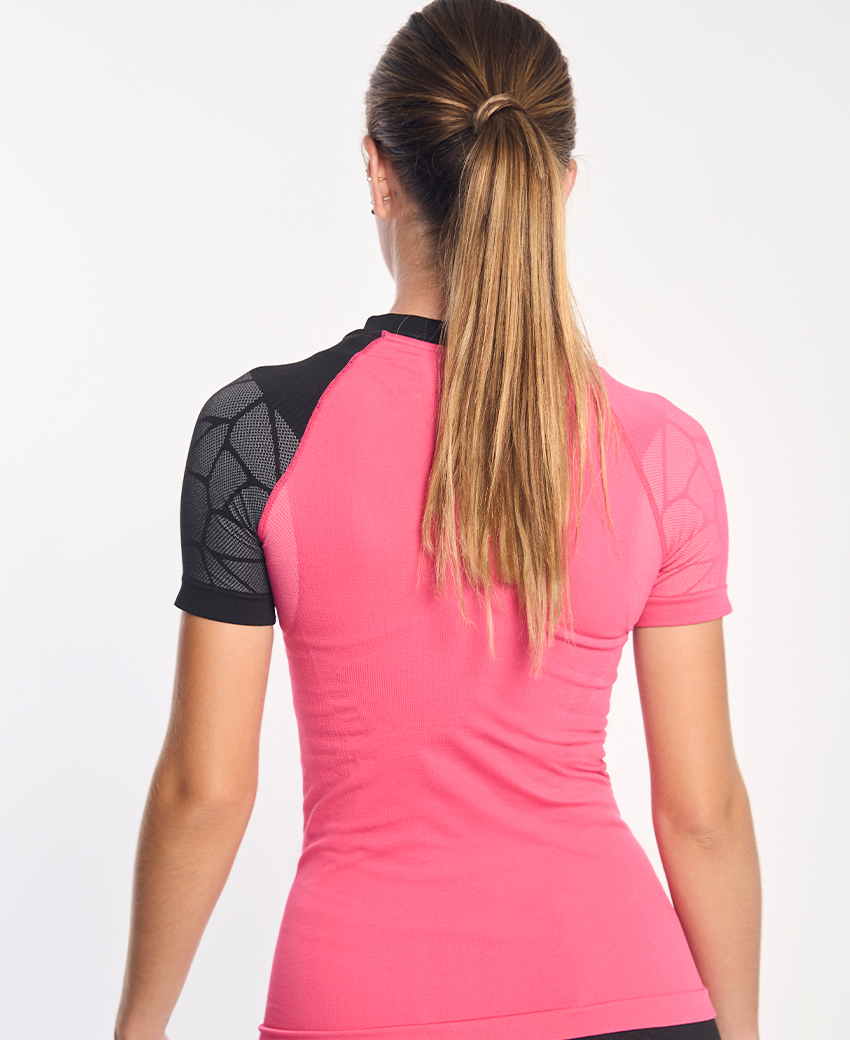Pro Team · Camiseta técnica de competición con cremallera | Fucsia - Imagen 3