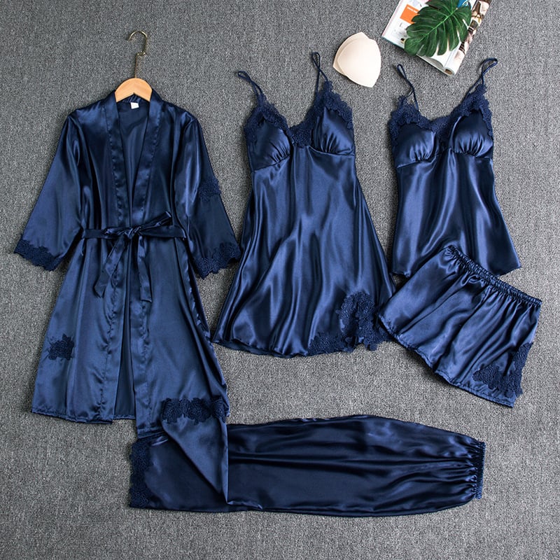Helene | Conjunto de pijama de 5 piezas de Mujer - Imagen 3