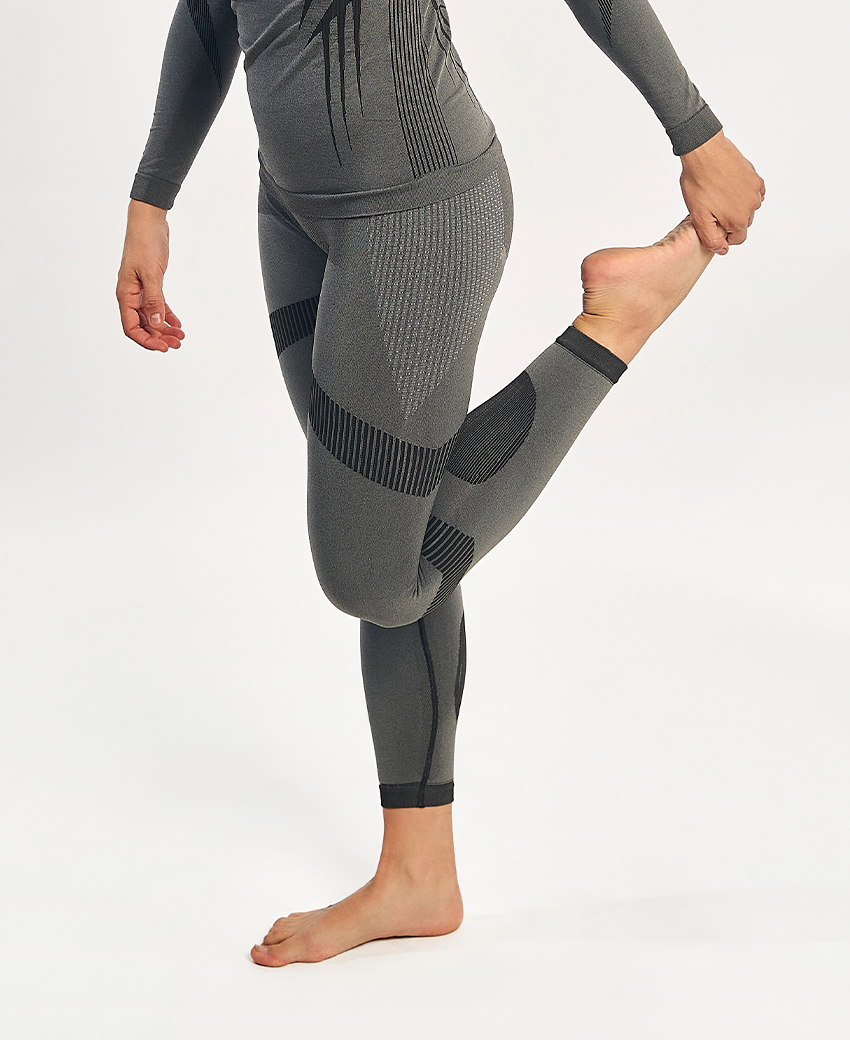 NOKOTA · Malla larga térmica para frío y deportes outdoor | Gris - Imagen 3