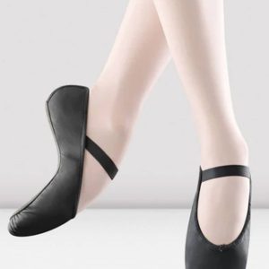 Zapatilla Piel Infantil Suela Entera Bloch Arise Negra