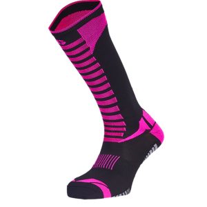 ELIAS · Calcetín alto de trekking con sujeción anatómica | Fucsia