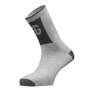 MERA · Calcetín de media caña polivalente con Dry-Tex | Gris/negro