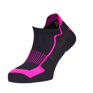 NUBLO · Calcetín tobillero de running con Climatherm y carbono | Fucsia