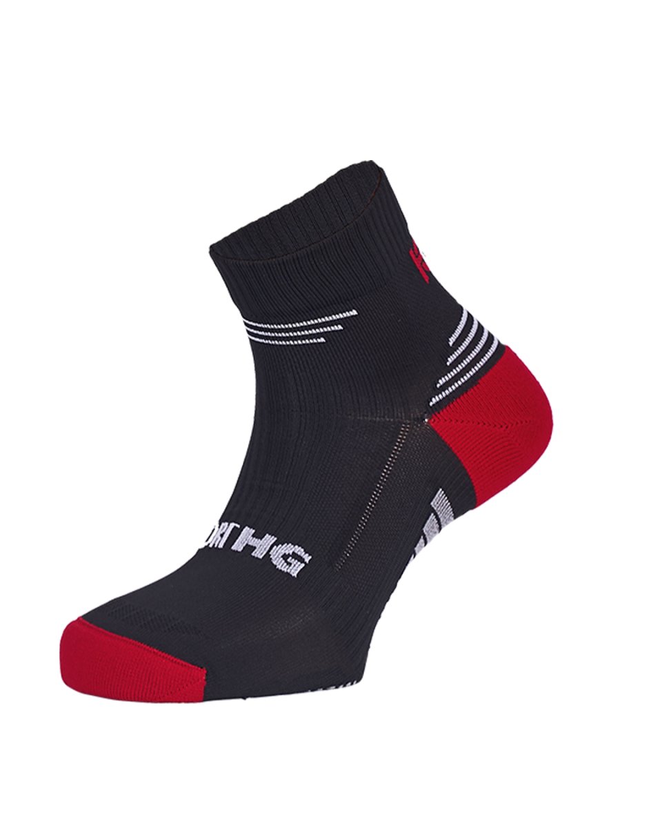 TOURMALET · Calcetín corto técnico para trailrunning y montaña | Rojo - Imagen 2